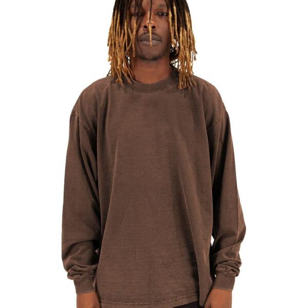 Men's Garment-Dyed Long Sleeve T-Shirt Thumbnail
